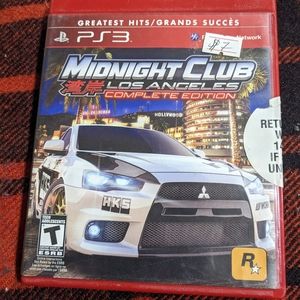Midnight Club Los Angeles Complete Edition PS3 Game CIB